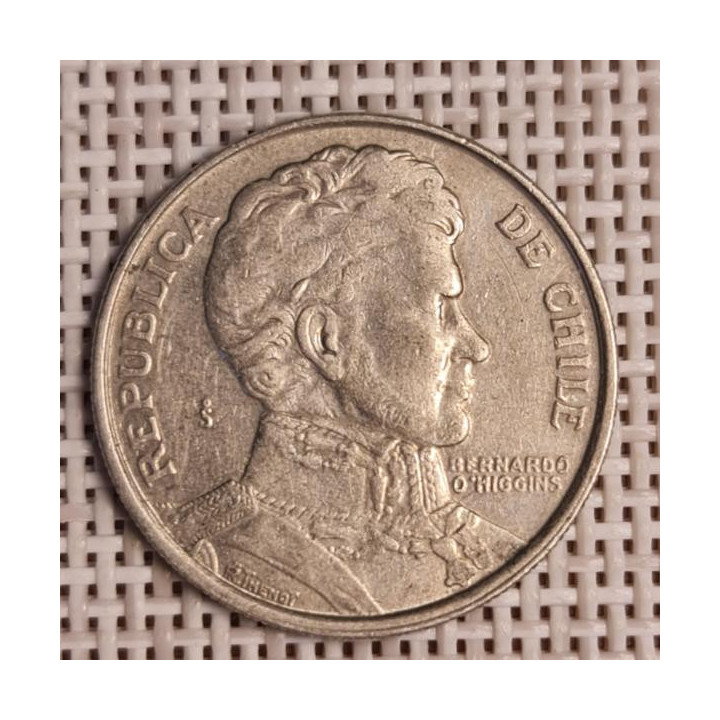 Chile 1 Peso 1975 KM-207 VF