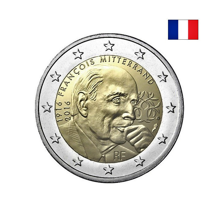 France 2 Euro 2016 "François Mitterrand" UNC