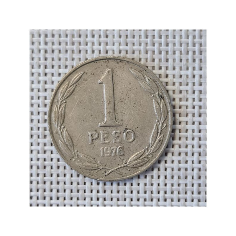 Chile 1 Peso 1976 KM-208 VF