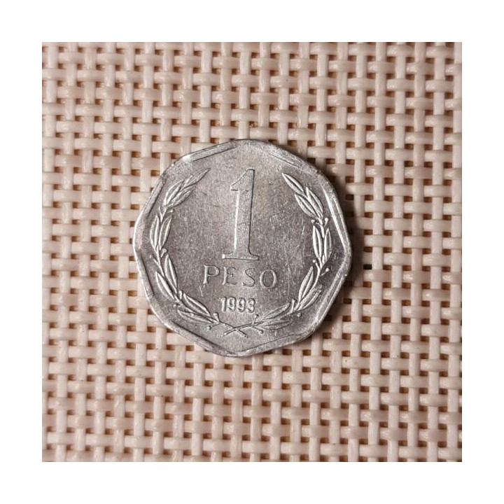 Chile 1 Peso 1993 KM-231 VF