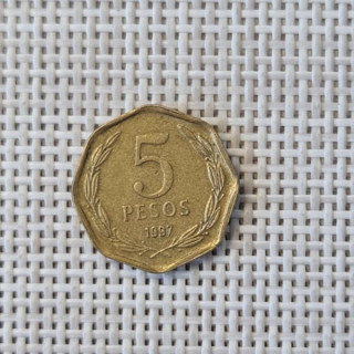 Chile 5 Pesos 1997 KM-232 VF