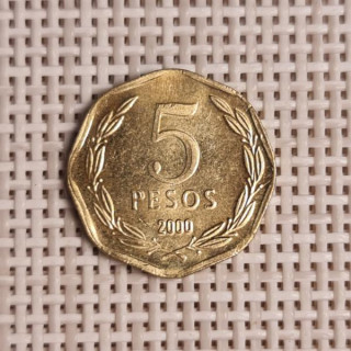 Chile 5 Pesos 2000 KM-232 XF