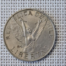 Chile 10 Pesos 1980 KM-210 VF
