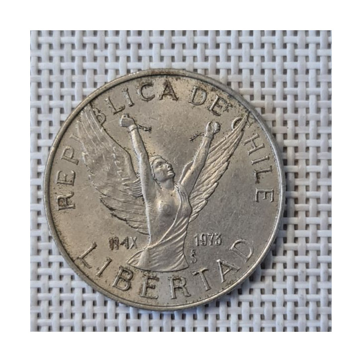 Chile 10 Pesos 1980 KM-210 VF