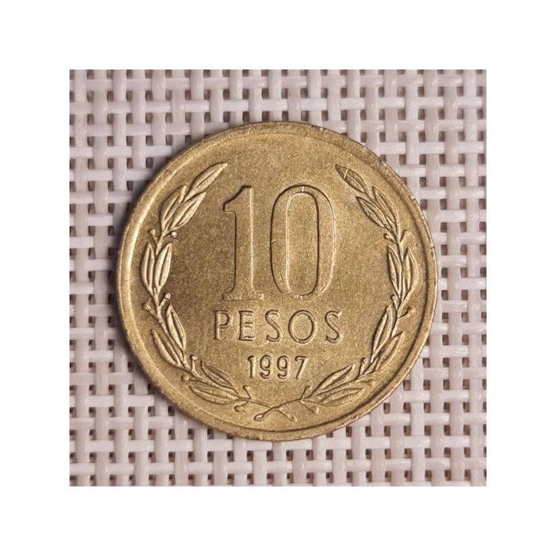 Chile 10 Pesos 1997 KM-228 VF