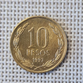 Chile 10 Pesos 1997 KM-228 XF