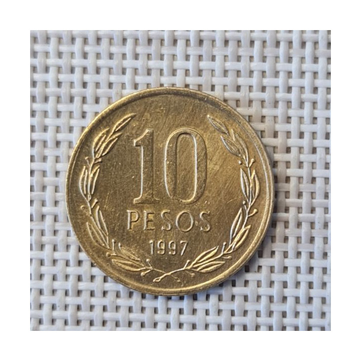 Chile 10 Pesos 1997 KM-228 XF