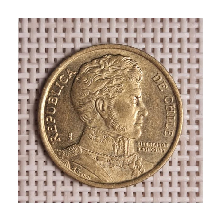 Chile 10 Pesos 2009 KM-228 VF
