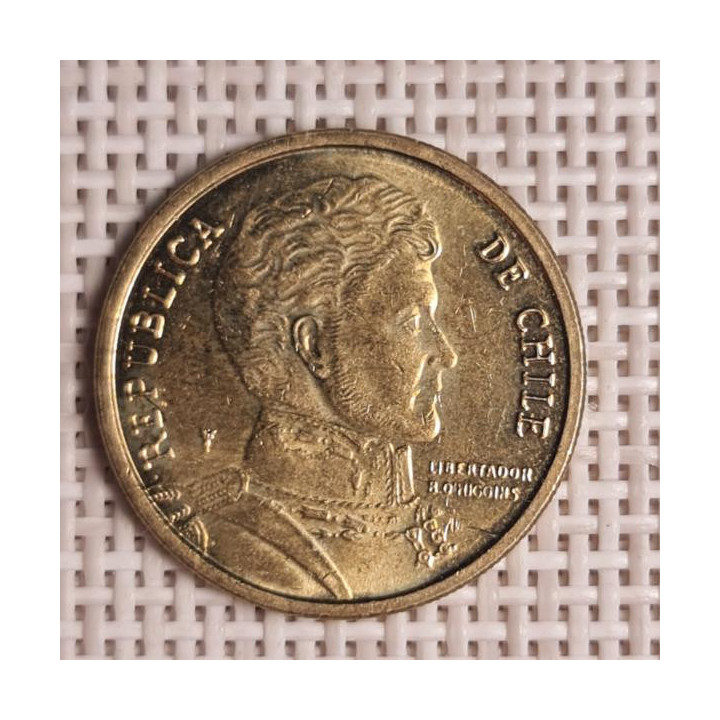 Chile 10 Pesos 2014 KM-228 VF