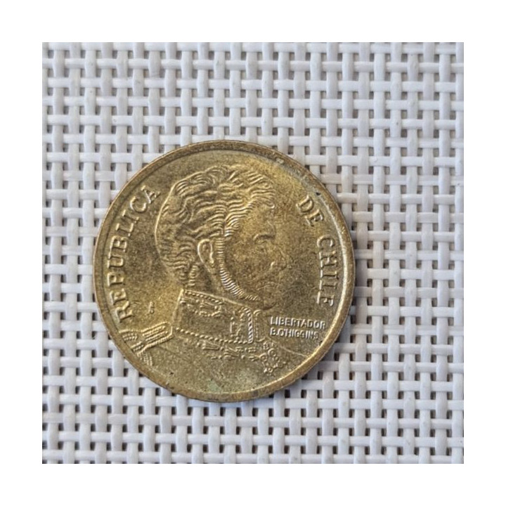 Chile 10 Pesos 2015 KM-228 XF