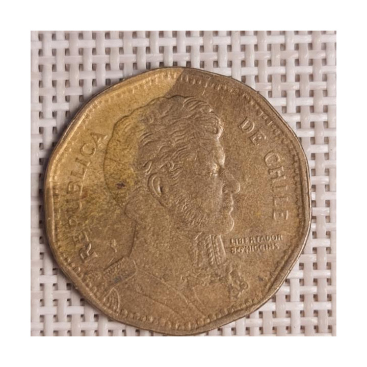 Chile 50 Pesos 2006 KM-219 VF