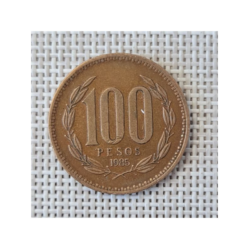 Chile 100 Pesos 1985 KM-226 VF