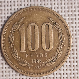 Chile 100 Pesos 1998 KM-226 VF