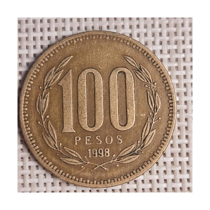 Chile 100 Pesos 1998 KM-226 VF
