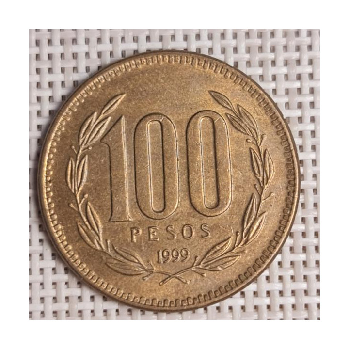 Chile 100 Pesos 1999 KM-226 VF