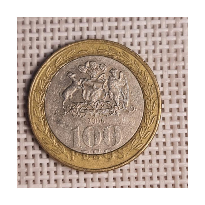 Chile 100 Pesos 2006 KM-236 VF