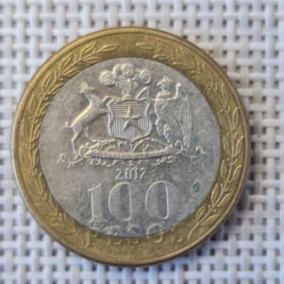 Chile 100 Pesos 2012 KM-236 VF