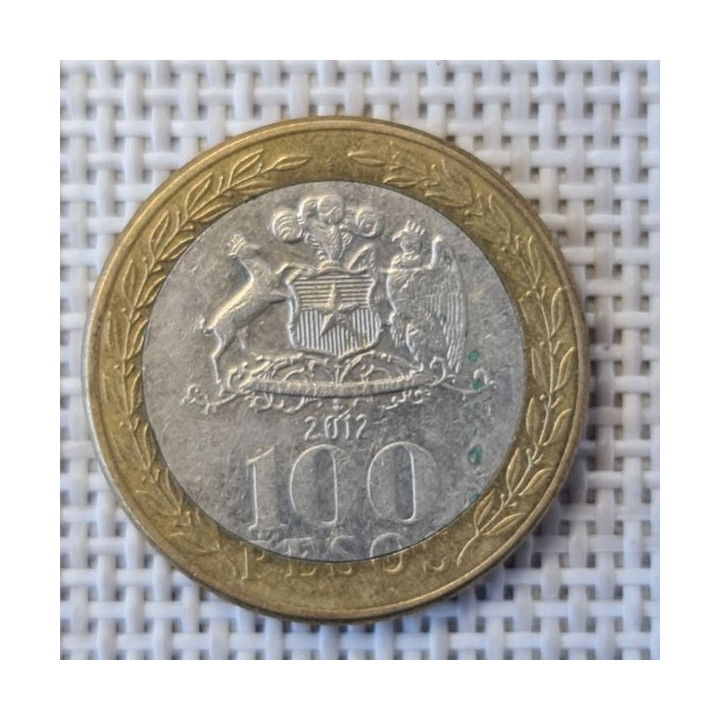 Chile 100 Pesos 2012 KM-236 VF
