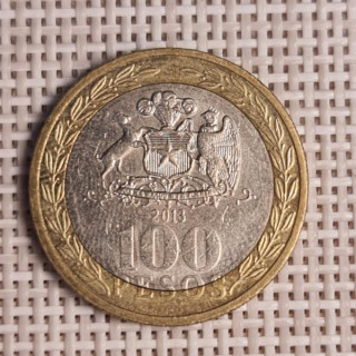 Chile 100 Pesos 2013 KM-236 VF