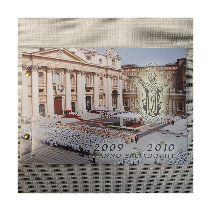 Vatican City 2 Euro 2010 "Year for Priests" (Philatelic Numismatic Covers)
