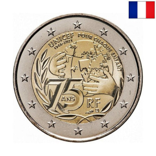 France 2 Euro 2021 "UNICEF" UNC