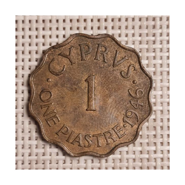 Cyprus 1 Piastre 1946 KM-23a VF