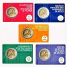 France 2 Euro 2021 "Olympic Games" BU (5 x Coin Cards)