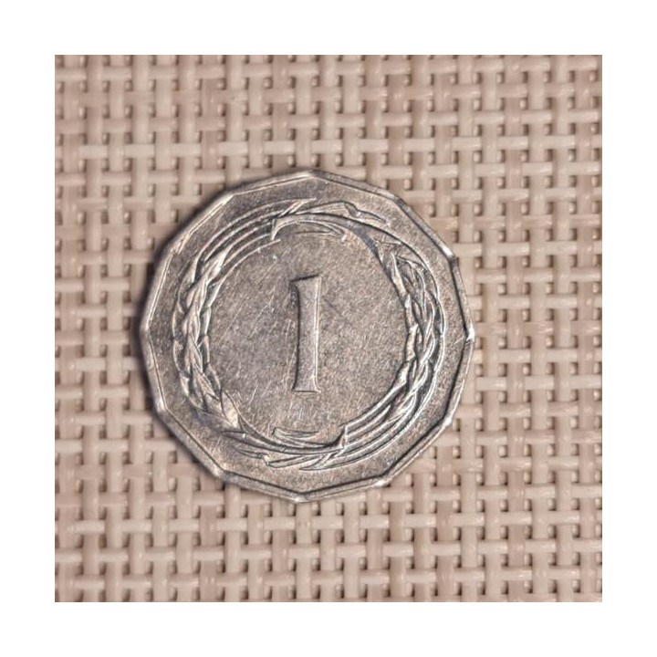 Cyprus 1 Mil 1963 KM-38 VF