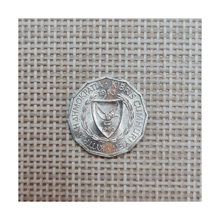 Cyprus 1 Mil 1963 KM-38 UNC