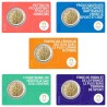 France 2 Euro 2022 "Olympic Games" BU (5 x Coin Cards)