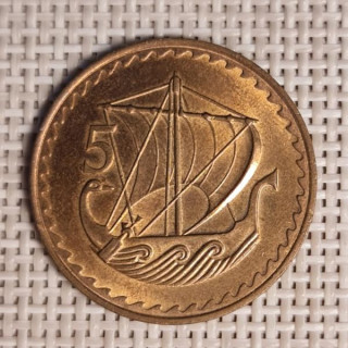 Cyprus 5 Mils 1980 KM-39 UNC