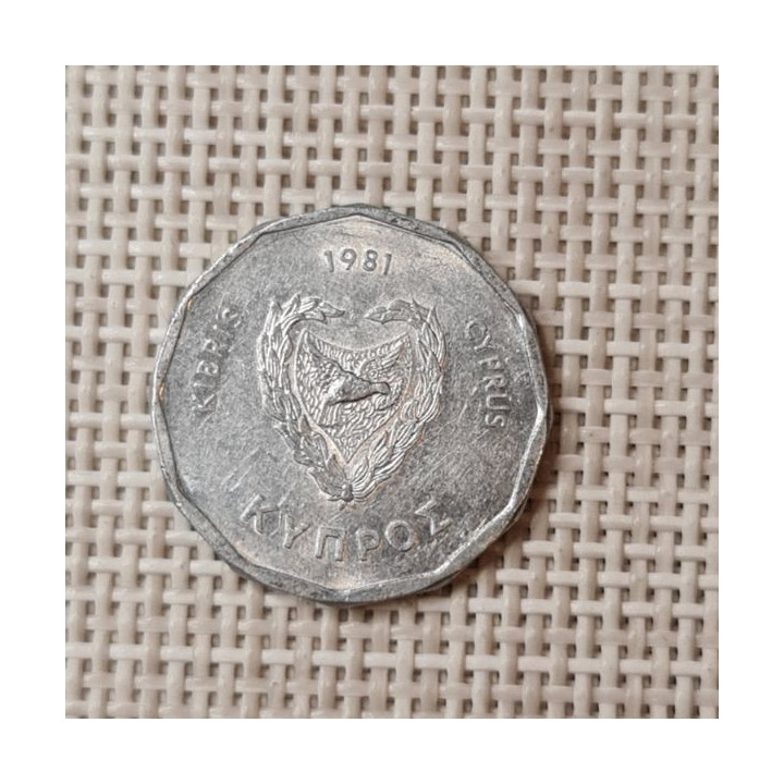 Cyprus 5 Mils 1981 KM-50.1 VF