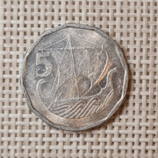 Cyprus 5 Mils 1981 KM-50.1 VF