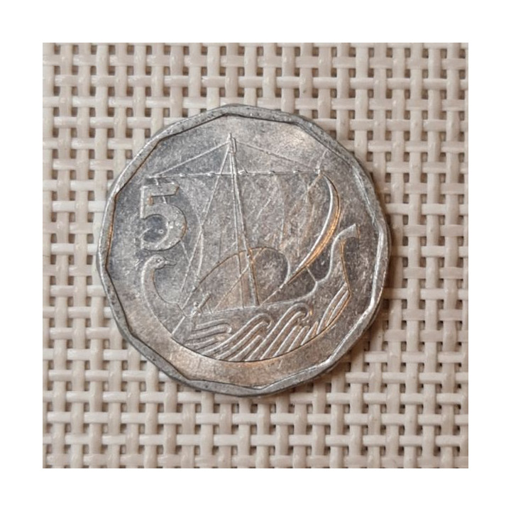 Cyprus 5 Mils 1981 KM-50.1 VF