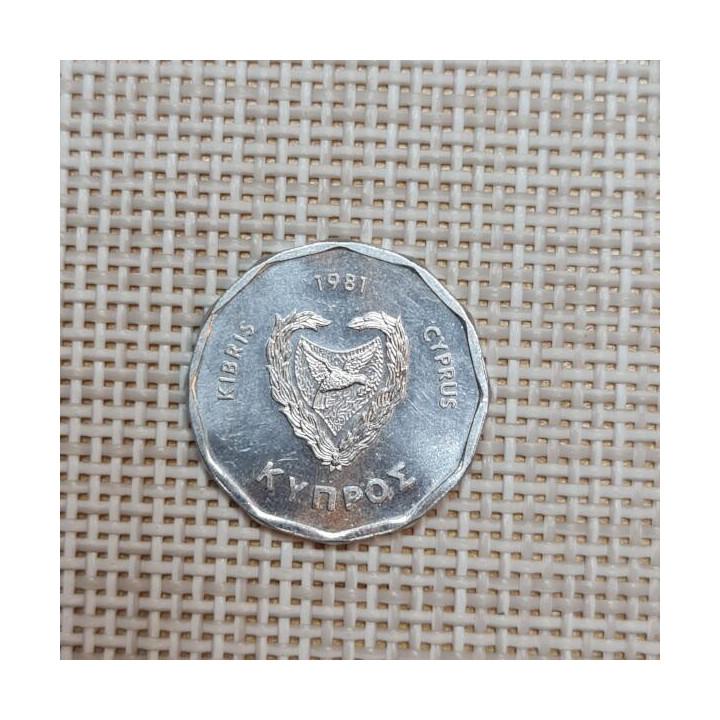 Cyprus 5 Mils 1981 KM-50.1 UNC