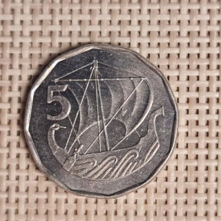 Cyprus 5 Mils 1982 KM-50.2 VF