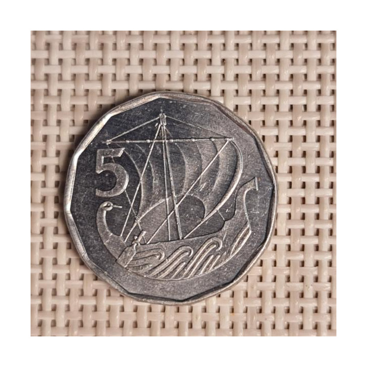 Cyprus 5 Mils 1982 KM-50.2 VF