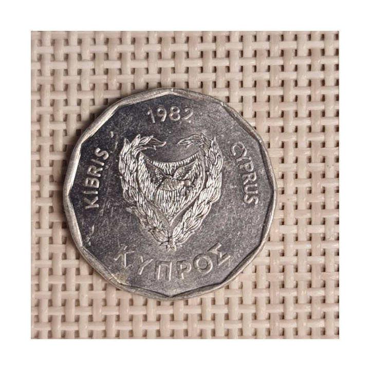 Cyprus 5 Mils 1982 KM-50.2 VF