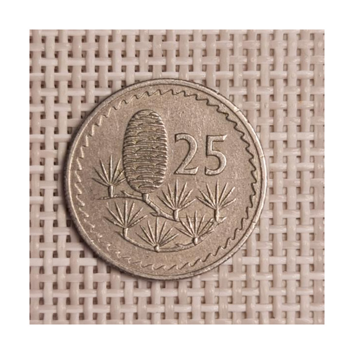 Cyprus 25 Mils 1963 KM-40 VF