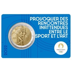 France 2 Euro 2022 "Olympic Games" BU (Coin Card Blue)