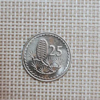 Cyprus 25 Mils 1973 KM-40 UNC