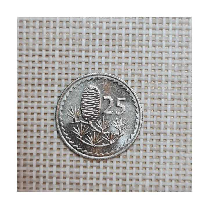 Cyprus 25 Mils 1973 KM-40 UNC
