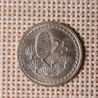 Cyprus 25 Mils 1981 KM-40 XF