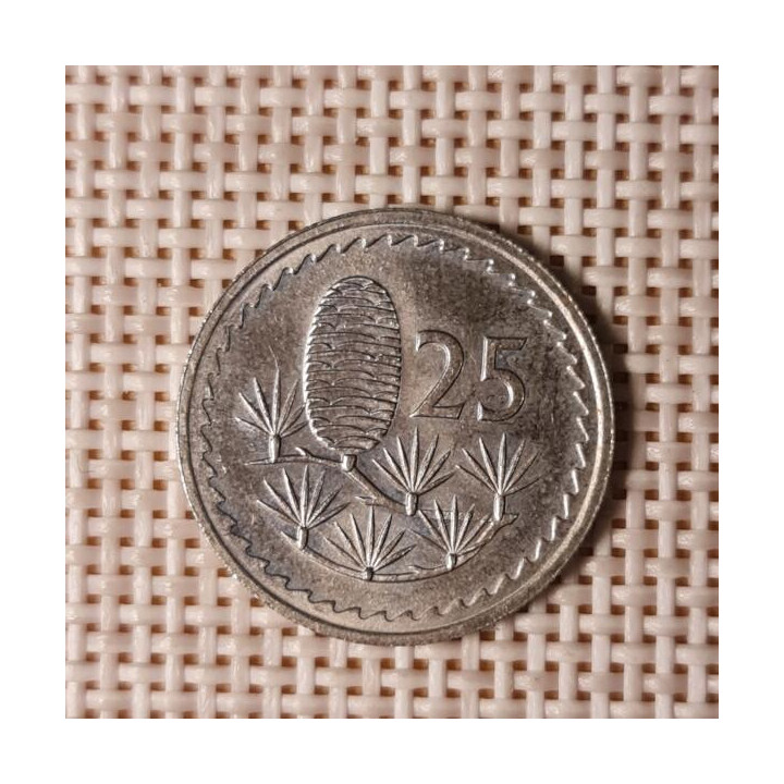 Cyprus 25 Mils 1981 KM-40 XF