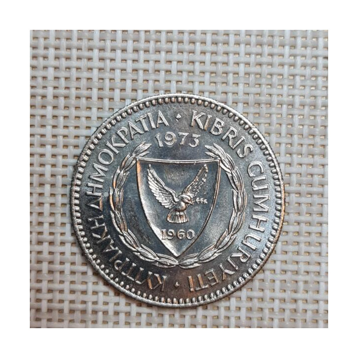 Cyprus 100 Mils 1973 KM-42 UNC