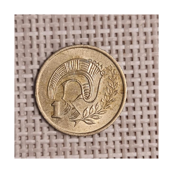 Cyprus 1 Cent 1983 KM-53.1 VF