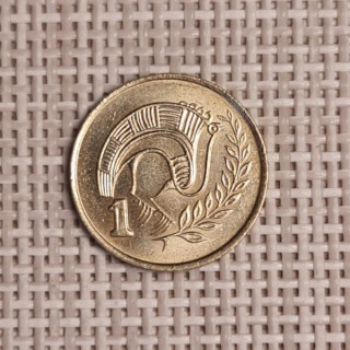 Cyprus 1 Cent 1987 KM-53.2 VF
