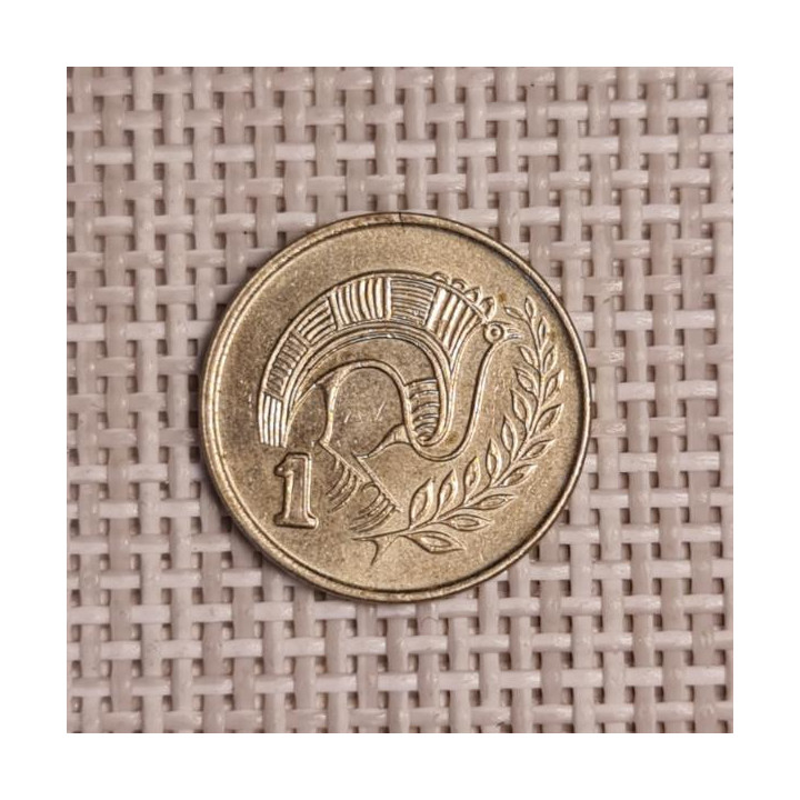 Cyprus 1 Cent 1991 KM-53.3 VF