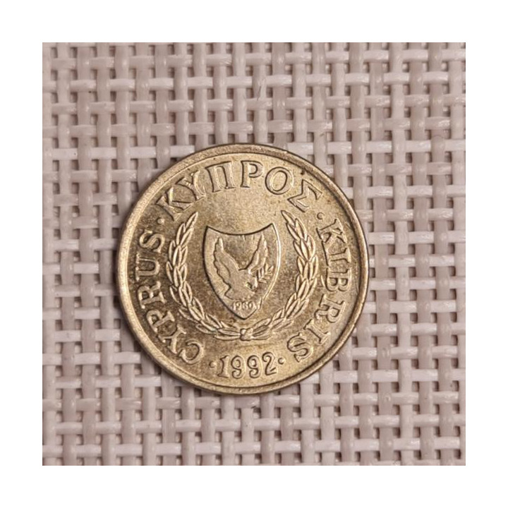 Cyprus 1 Cent 1992 KM-53.3 VF