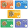 France 2 Euro 2023 "Olympic Games" BU (5 x Coin Cards)